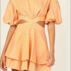 Runway Scout Tommie Dress in Orange - Size AU 8 (Small)